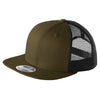 New Era Olive/Black Original Fit Snapback Trucker Cap