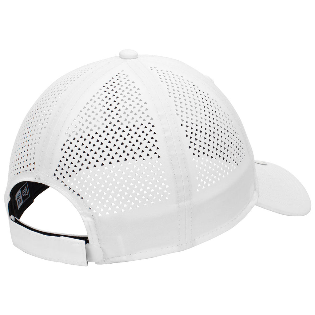 New Era White Perforated Performance Cap