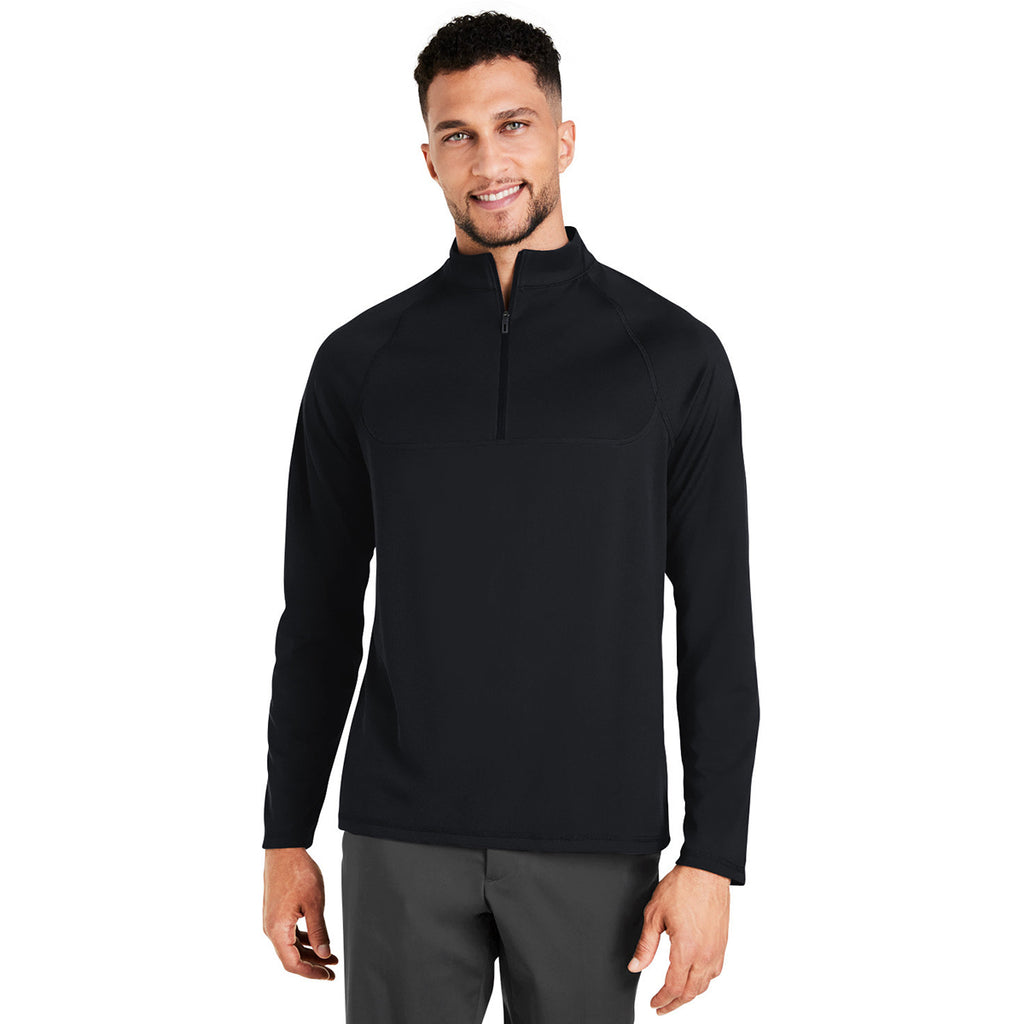 North End Men's Black Revive Coolcore Quarter Zip