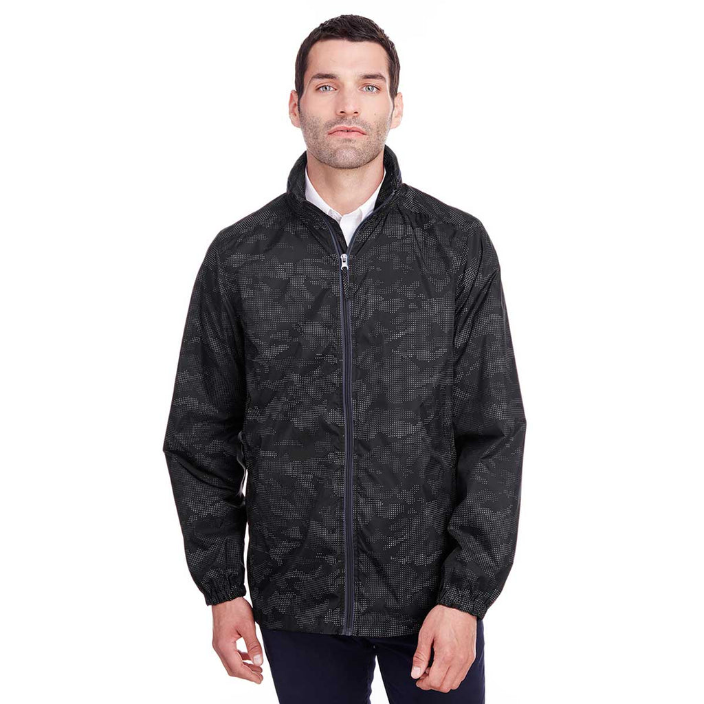 North End Men's Black/Carbon Rotate Reflective Jacket