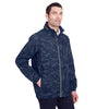 North End Men's Classic Navy/Carbon Rotate Reflective Jacket