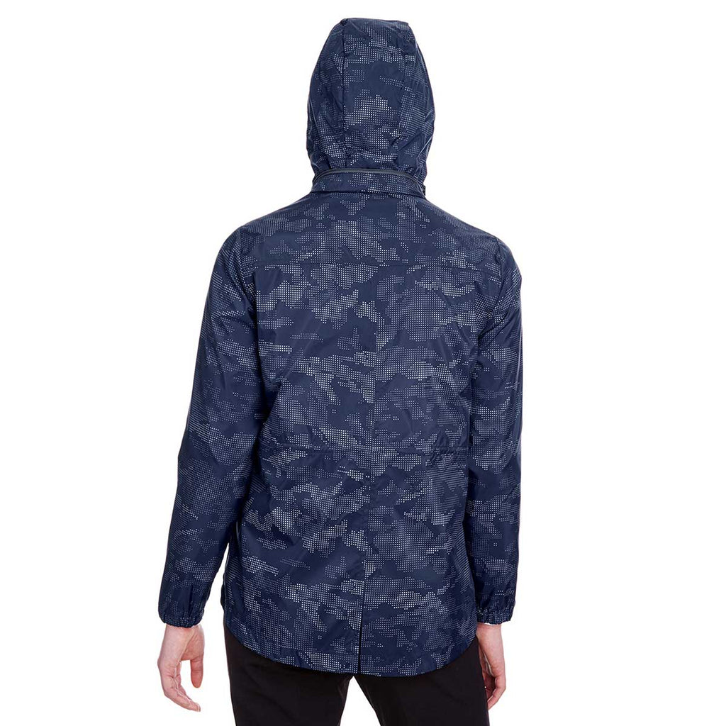 North End Women's Classic Navy/Carbon Rotate Reflective Jacket