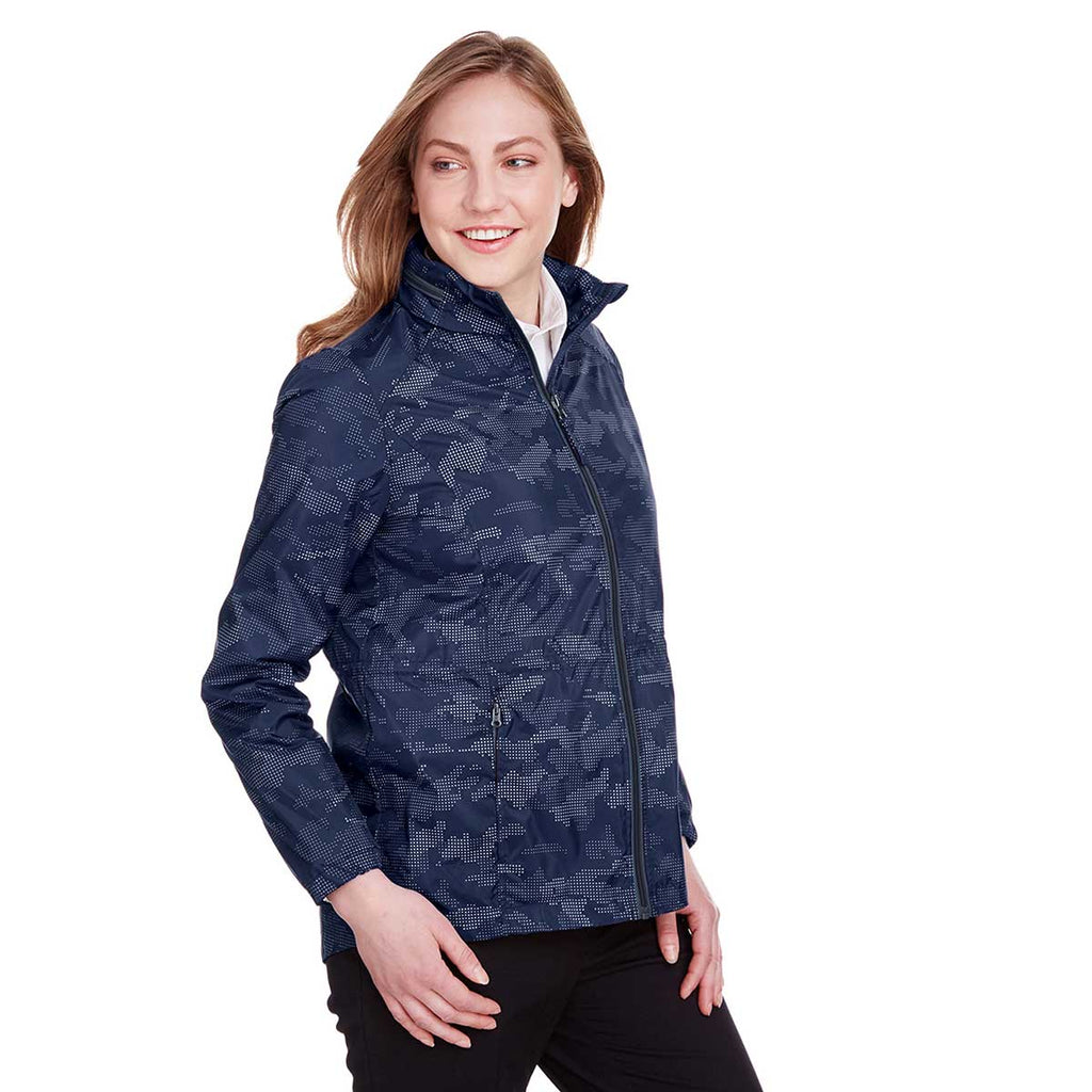 North End Women's Classic Navy/Carbon Rotate Reflective Jacket