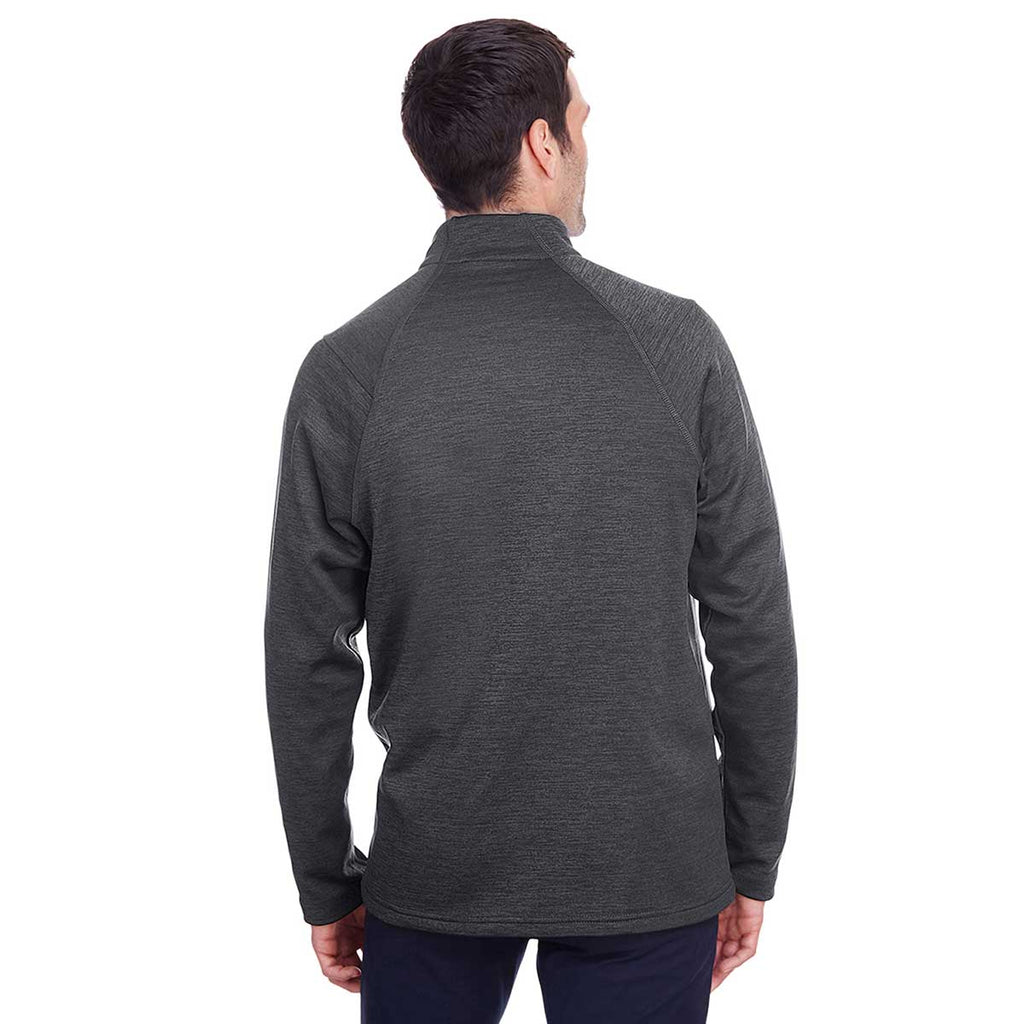 North End Men's Black Heather/Carbon Flux 2.0 Full-Zip Jacket