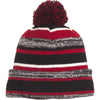 New Era Black/Scarlet Sideline Beanie