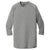 New Era Men's Shadow Grey Heather Heritage Blend 3/4 Sleeve Baseball Raglan Tee