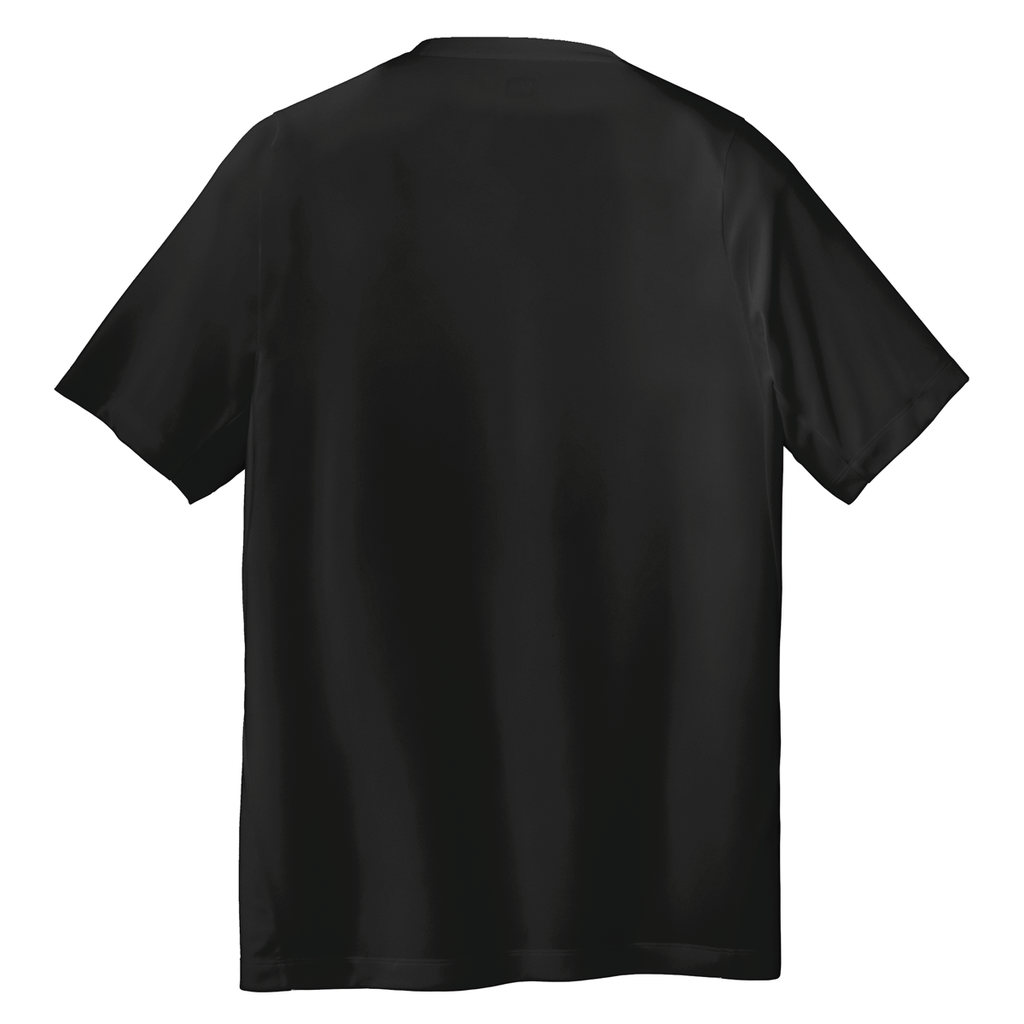 New Era Men's Black Solid Series Performance Crew Tee