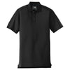 New Era Men's Black Venue Home Plate Polo