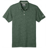 New Era Men's Dark Green Twist Slub Polo