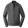 New Era Men's Black Heather Tri-Blend Fleece 1/4 Zip