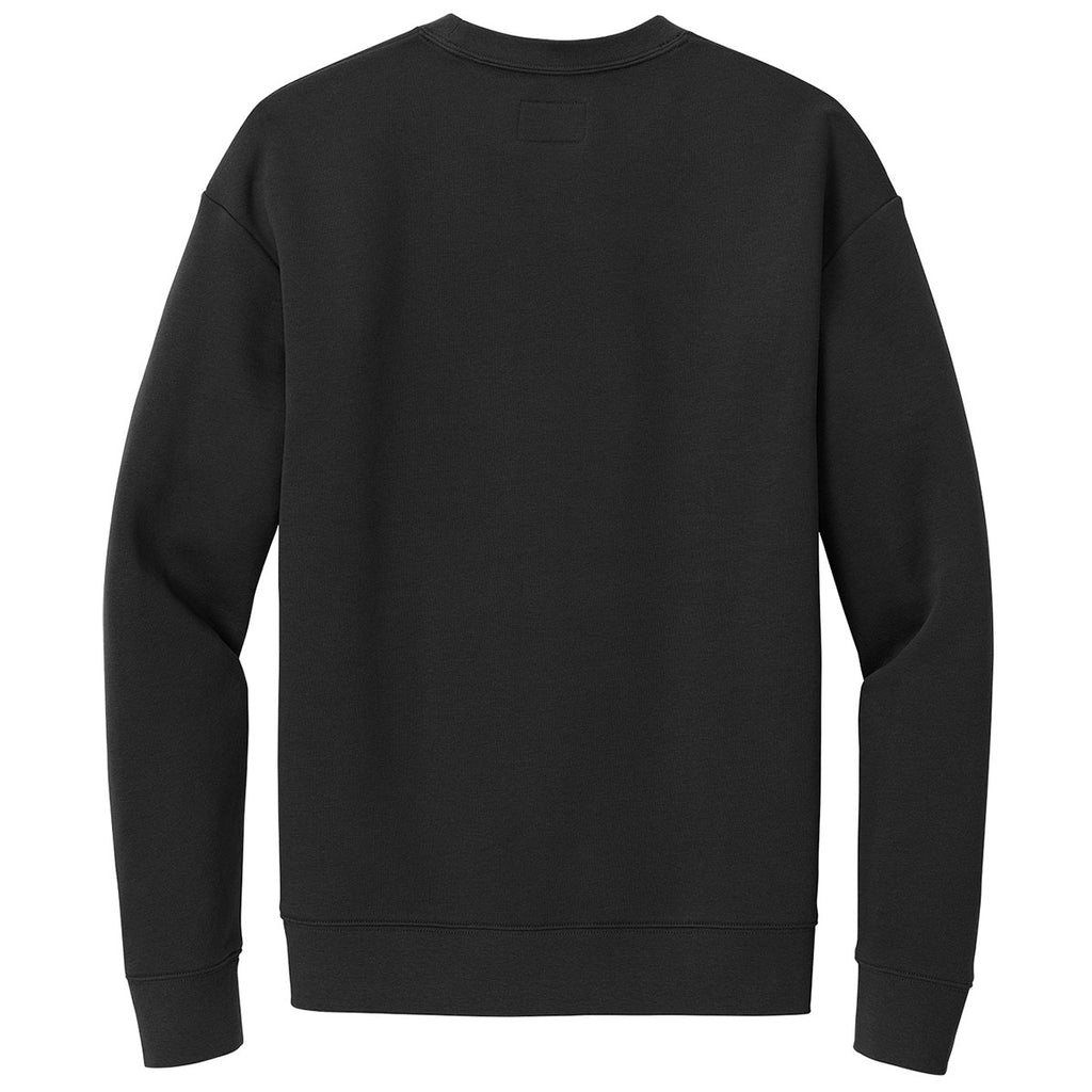 New Era Men's Black Heritage Fleece Pocket Crew