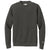 New Era Men's Graphite Heritage Fleece Pocket Crew