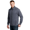 New Era Men's True Navy Heather Performance Terry Full-Zip