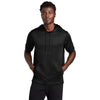 New Era Men's Black Performance Terry Short Sleeve Hoodie