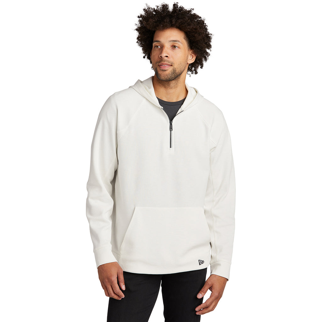 New Era Men's Fan White STS 1/4-Zip Hoodie