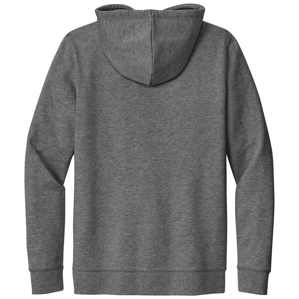 New Era Men's Dark Heather Grey Comback Fleece Pullover Hoodie