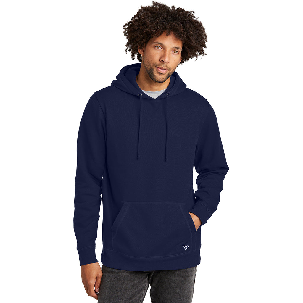 New Era Men's True Navy Comback Fleece Pullover Hoodie