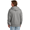 New Era Men's Dark Heather Grey Comeback Fleece Full-Zip Hoodie