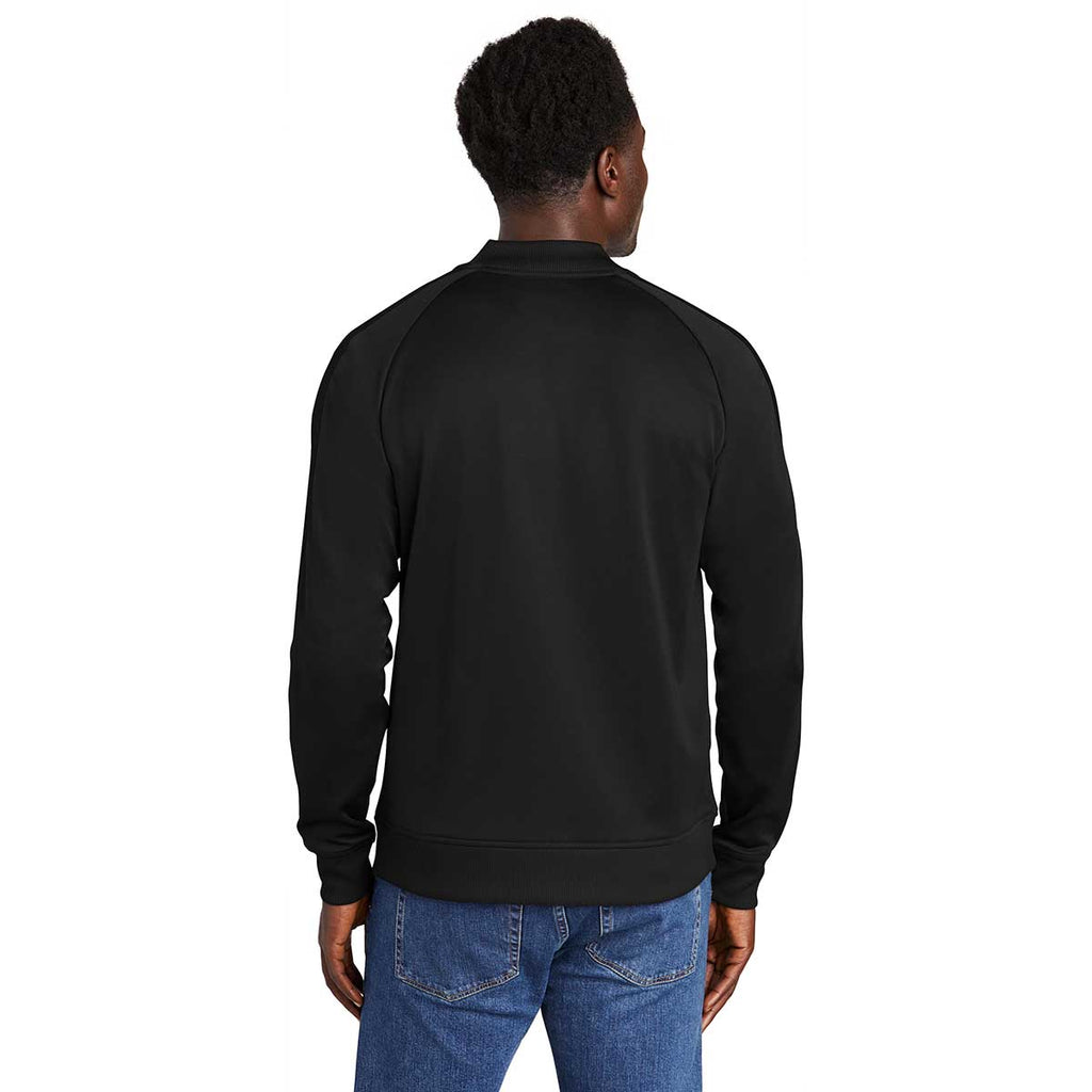 New Era Men's Black/Black Track Jacket