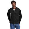 New Era Men's Black/Black Track Jacket