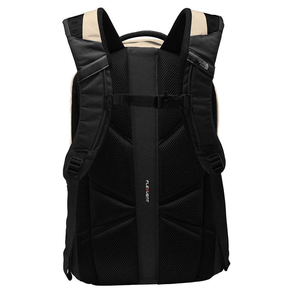 The North Face Rainyday Ivory Dark Heather/TNF Black Groundwork Backpack