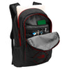 The North Face TNF Dark Grey Heather/Cardinal Red Groundwork Backpack