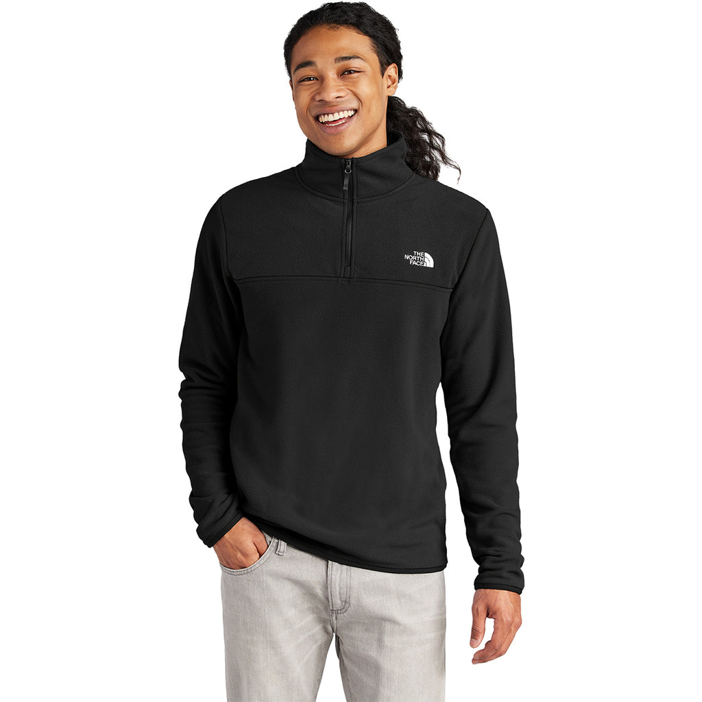 The North Face Men's TNF Black Glacier 1/4-Zip Fleece