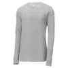 Nike Men's Dark Grey Heather Core Cotton Long Sleeve Tee