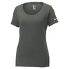 Nike Women's Anthracite Core Cotton Scoop Neck Tee