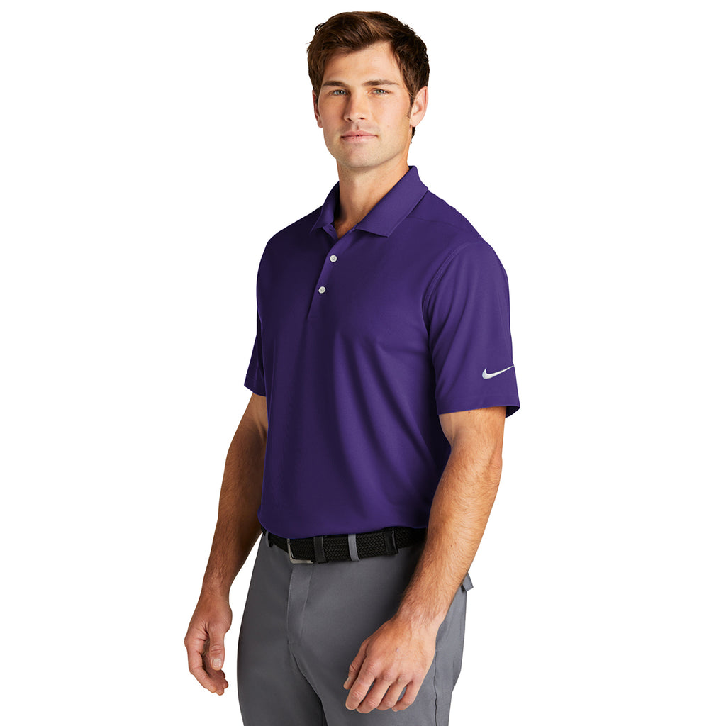 Nike Men's Court Purple Dri-FIT Micro Pique 2.0 Polo