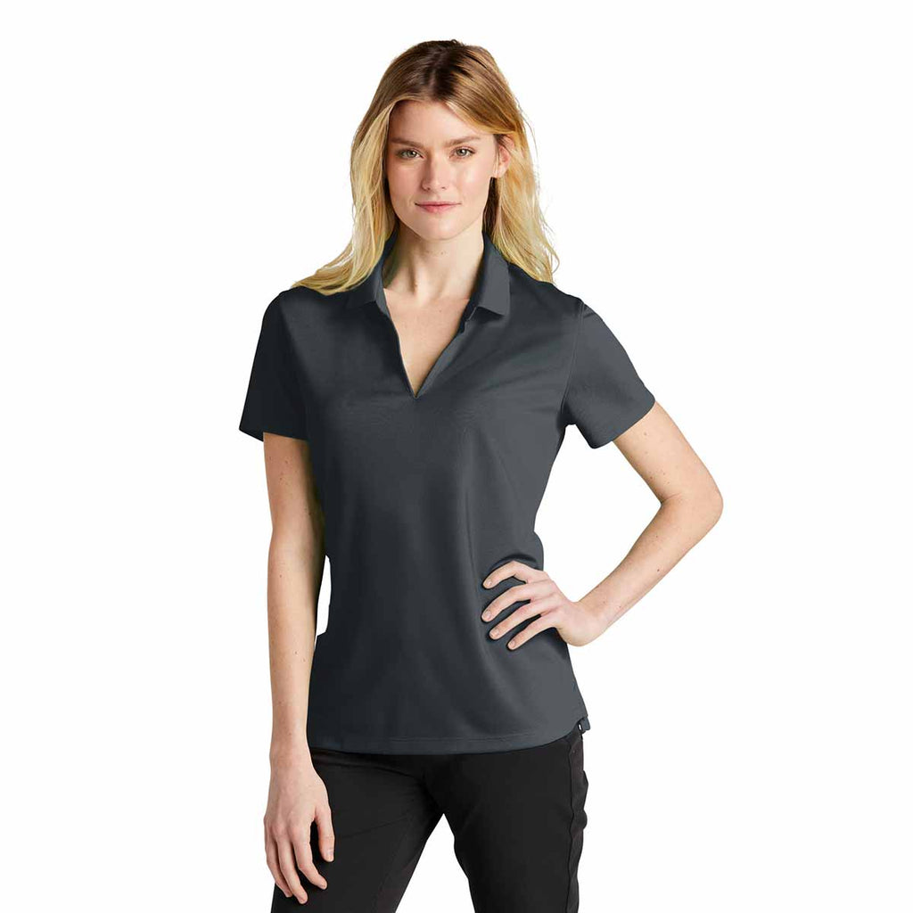 Nike Women's Anthracite Dri-FIT Micro Pique 2.0 Polo