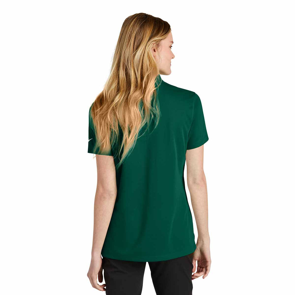 Nike Women's Lucid Green Dri-FIT Micro Pique 2.0 Polo