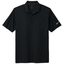 Nike Men's Black Dri-FIT Micro Pique 2.0 Pocket Polo