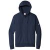 Nike Men's Midnight Navy Club Fleece Sleeve Swoosh Full-Zip Hoodie