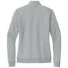 Nike Women's Dark Grey Heather Club Fleece Sleeve Swoosh 1/2 Zip