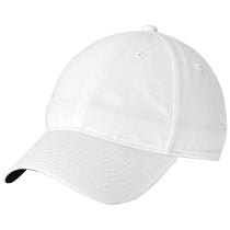 Nike White Unstructured Cotton/Poly Twill Cap