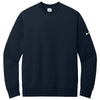 Nike Men's Midnight Navy Club Fleece Sleeve Swoosh Crew