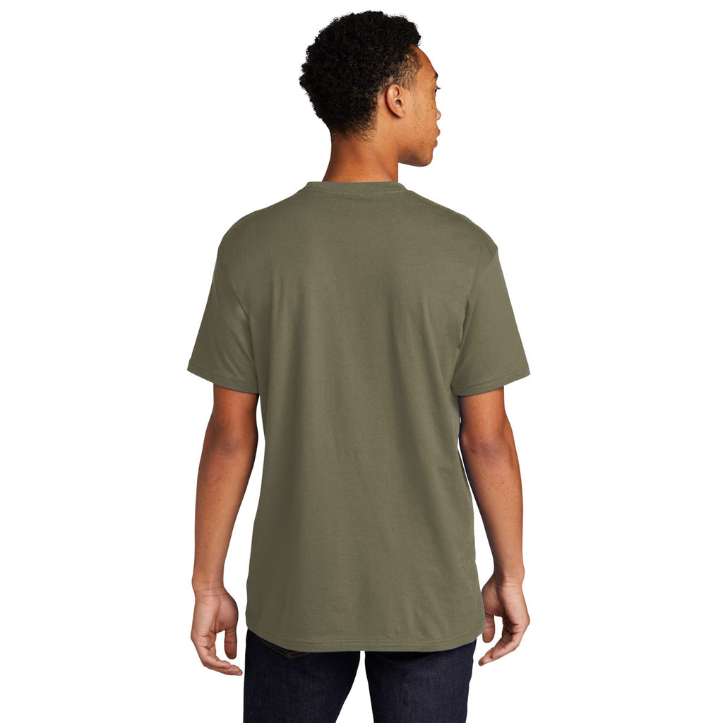 Next Level Unisex Light Olive Cotton Tee