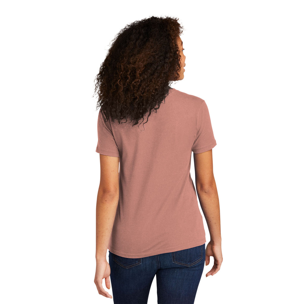 Next Level Women's Desert Pink Cotton Boyfriend Tee