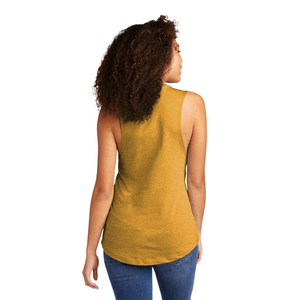 Next Level Women's Antique Gold Festival Muscle Tank