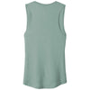 Next Level Women's Stonewash Green Festival Muscle Tank