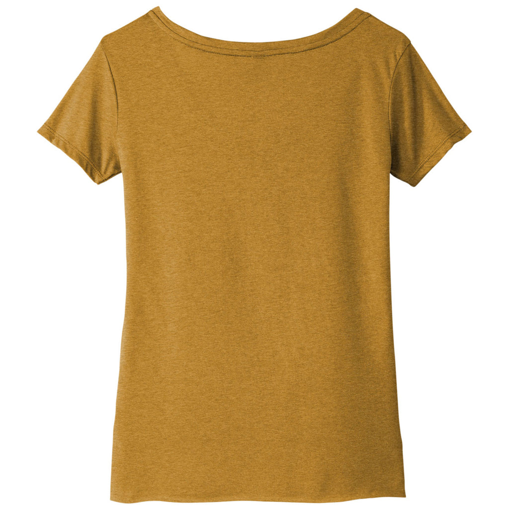 Next Level Women's Antique Gold Festival Scoop Neck Tee