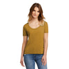 Next Level Women's Antique Gold Festival Scoop Neck Tee