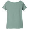 Next Level Women's Stonewash Green Festival Scoop Neck Tee