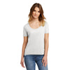 Next Level Women's White Festival Scoop Neck Tee