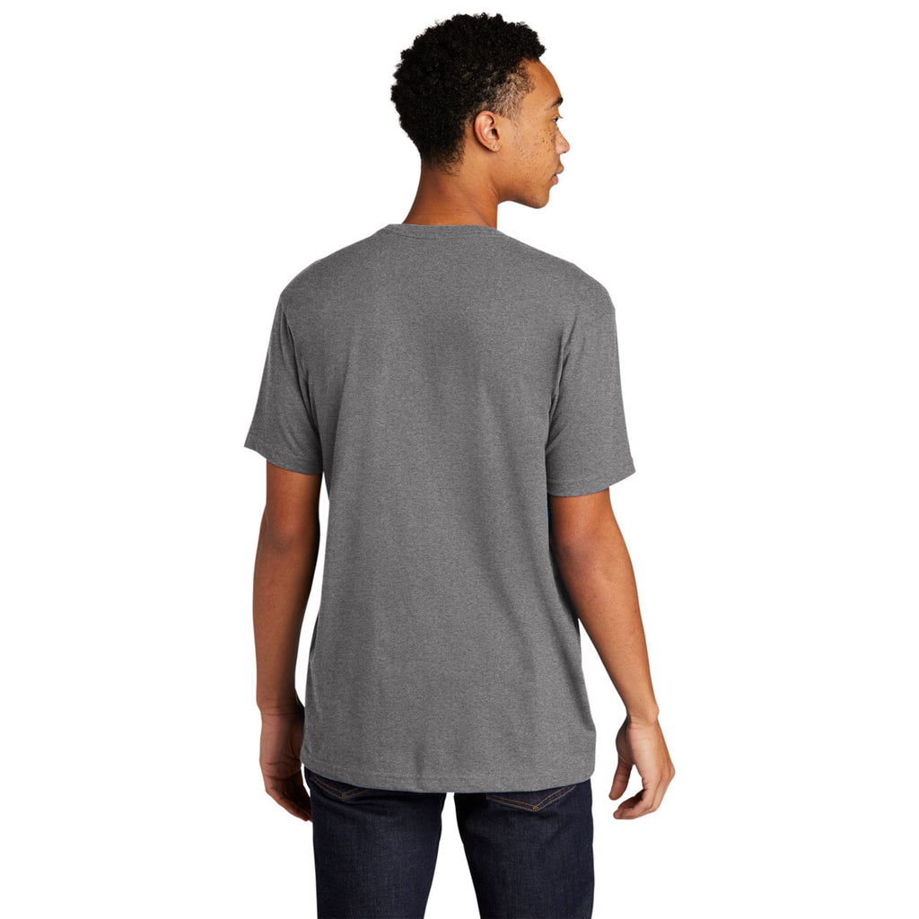 Next Level Unisex Dark Heather Grey CVC Sueded Tee