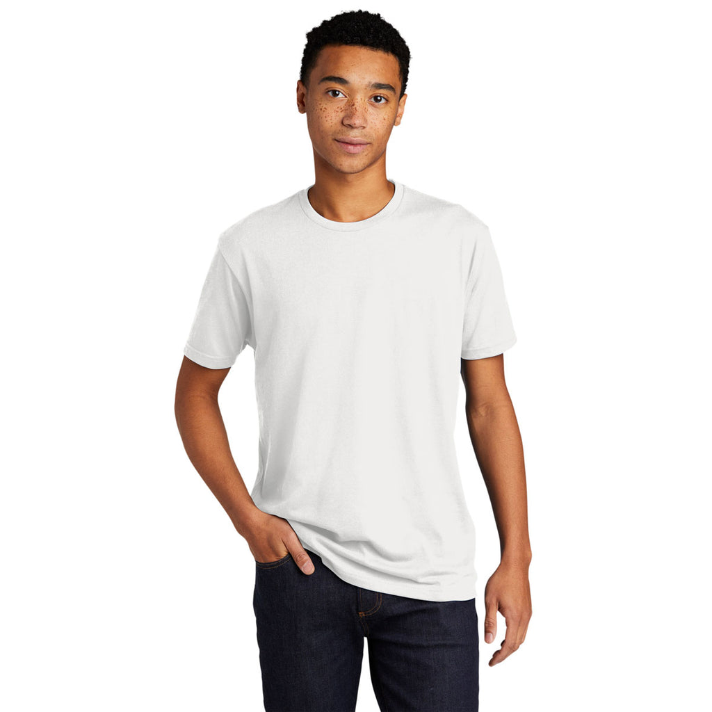 Next Level Unisex White CVC Sueded Tee