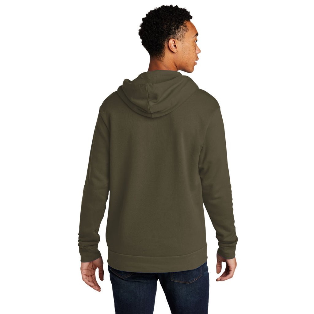 Next Level Unisex Military Green Beach Fleece Pullover Hoodie