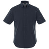 Elevate Men's Navy Stirling Short Sleeve Shirt Tall