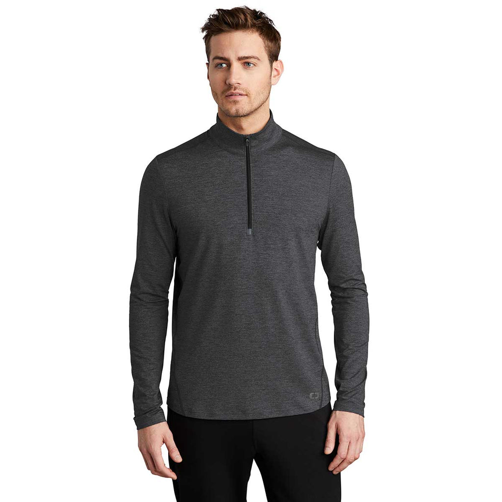 OGIO Men's Blacktop Heather Endurance Force Quarter Zip